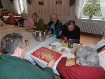 foto:Terapia kulinarna - sałatka z szynką